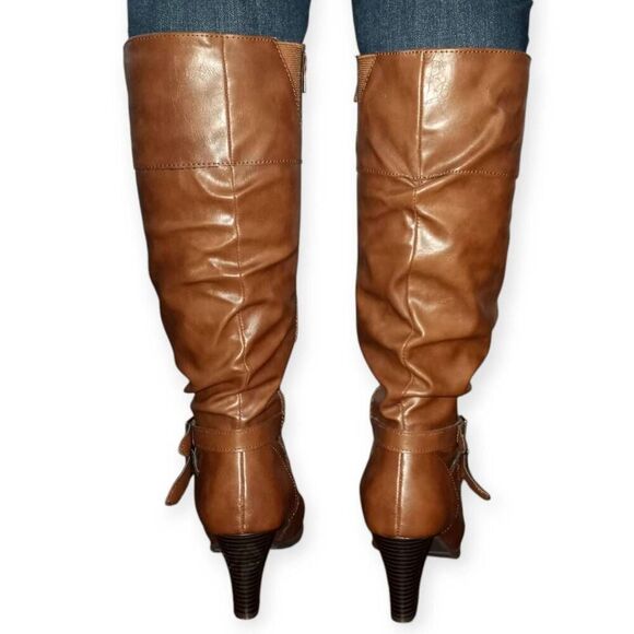 STYLE & CO. COGNAC RUDYY BOOTS SZ.6.5 NWOT. - Picture 4 of 8